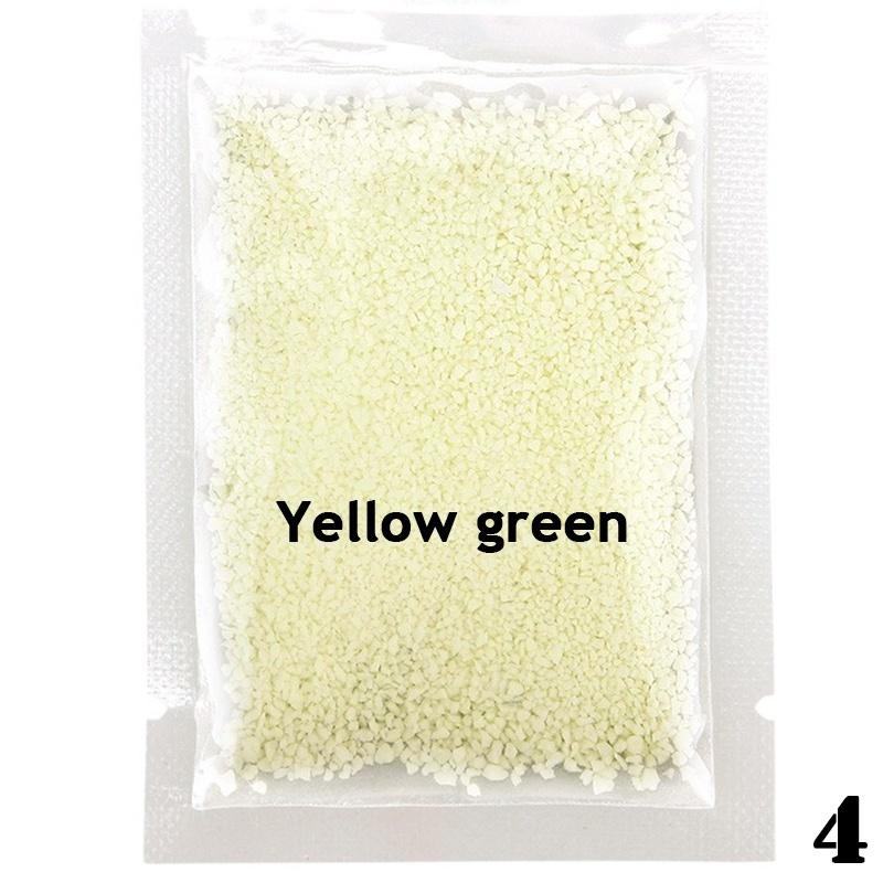 New 2X Party Luminous Decoration Colorful Fluorescent Particle Luminescent Pigments Glow In Dark Sand Luminous Gravel