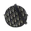[Pre-Owned] Embroidered Classic Monogram Canvas And Calfskin Round Crossbody Bag - Excellent #1877OZW