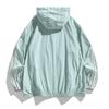 Men's Casual Lightweight Hooded Jacket Quick Dry Long Sleeve Zip Up Windbreaker for Outdoor Sports and Travel