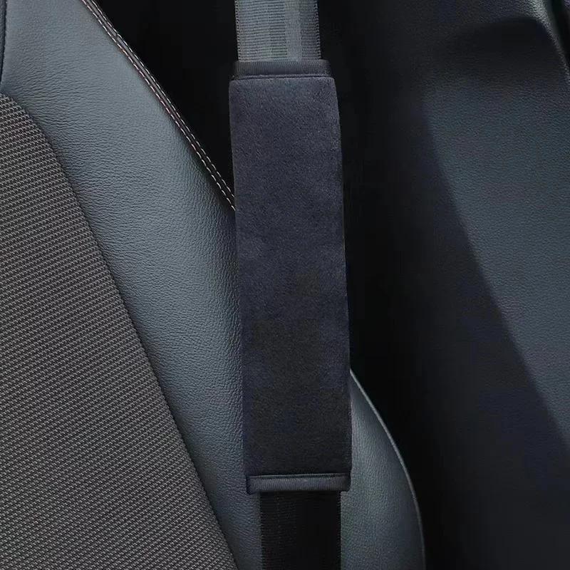 2PCS Plush Seat Belt Shoulder Protectors, Car Seat Belt Protectors are Soft and Comfortable