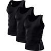 Men's 1 Pack Athletic Compression Under Base Layer Sport Tank Top