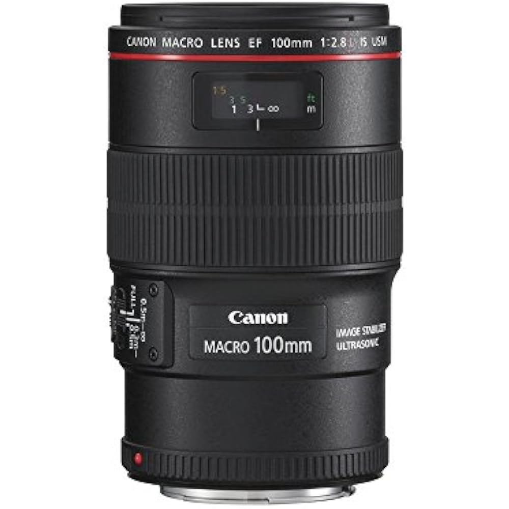 Canon EF Lens EF100mm F2.8L Macro IS USM Macro Lens