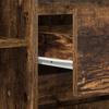 Sideboard Smoked Oak 120 x 41 x 75 cm Wood Based Material