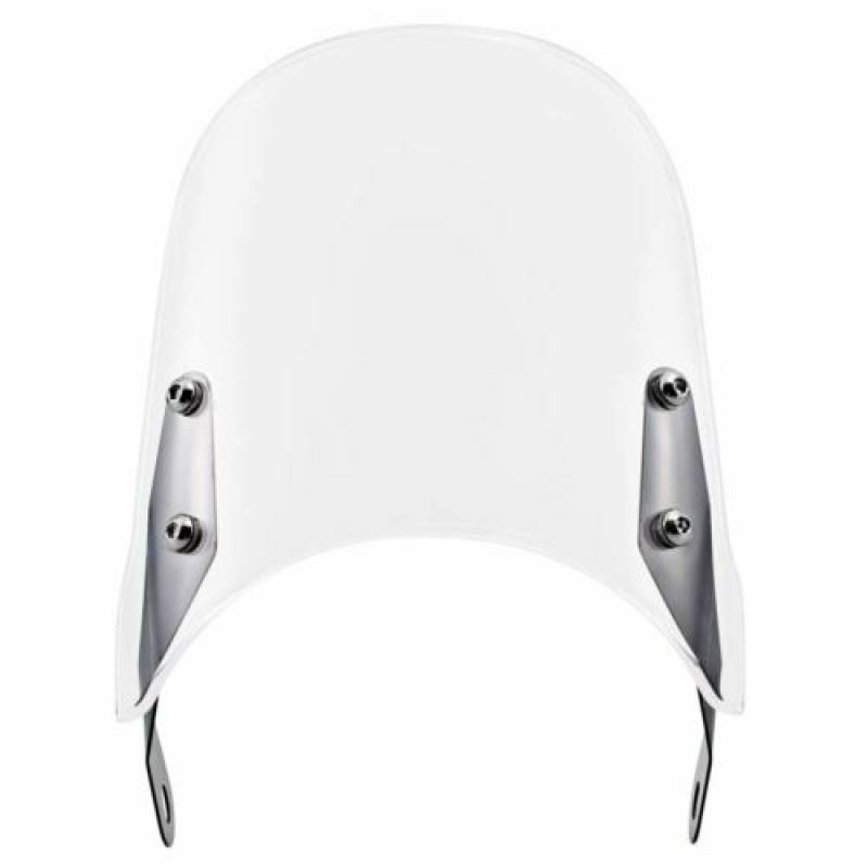 Black/clear Motorcycles Custom Compact Sport Wind Deflector Retro Windshield Headlamp