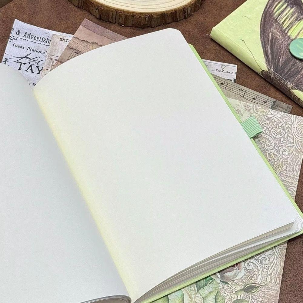 Prázdný vnitřní A5 zápisník Mátově zelený deník Denní plánovač Zápisník s motýlem Školní potřeby