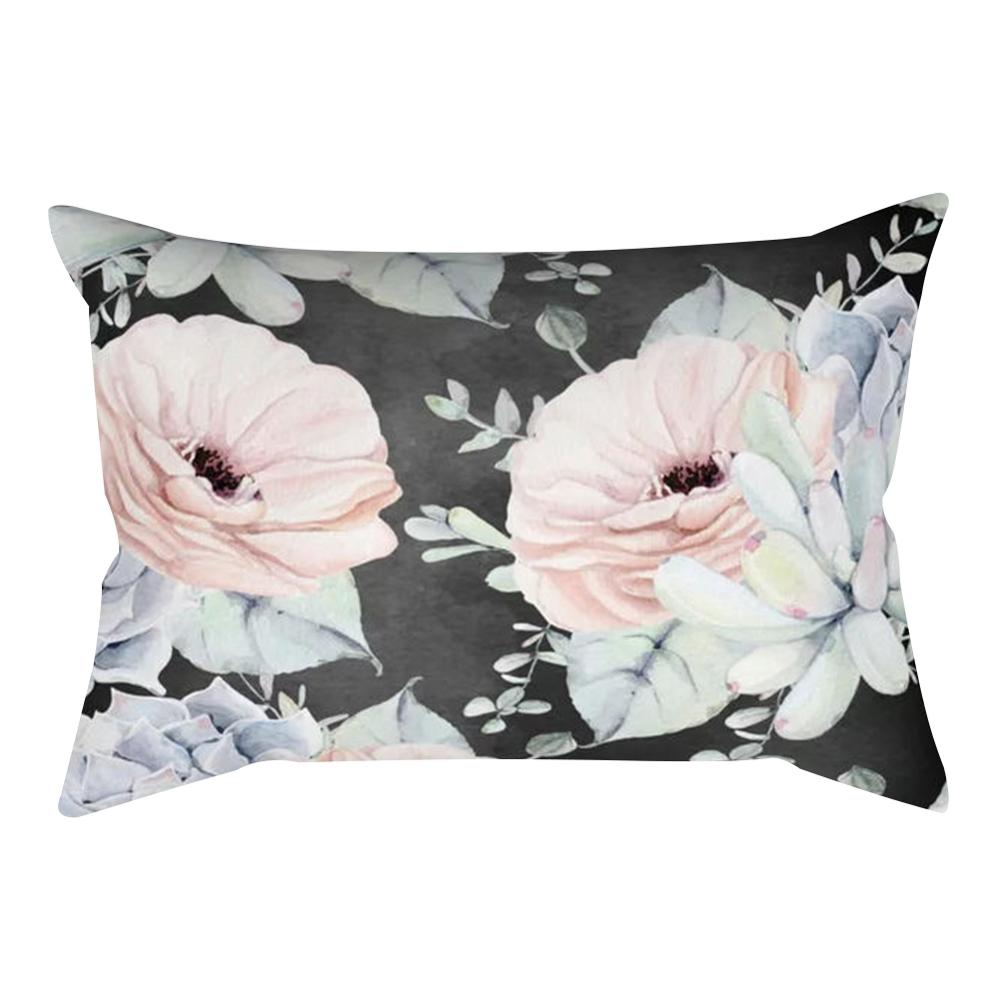 Plant Light Decorative Pillowcase Cactus Bedroom Living Room Sofa Chair Car Cushion Cover 30x50cm Home Decor Pillowcase
