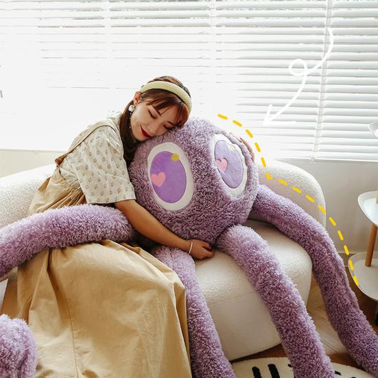 Giant Octopus Plush Toy with Long Legs Cute Soft Huggable Stuffed
