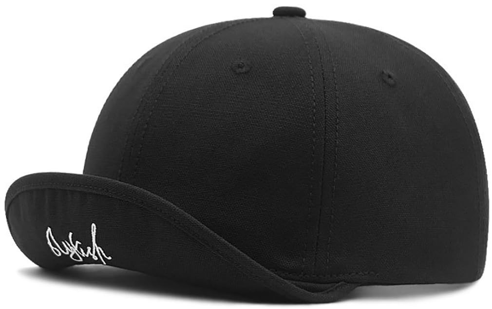 

Laquest Хлопковая кепка заключенного с коротким козырьком для мужчин и женщин 100% (Максимум 63 см) (2XL, черный) чёрный