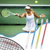 1PC Mixed Color Silicone Tennis Racket Vibration Dampeners - Long Bar Shock Absorbers for Racquets, Adaptable & Durable