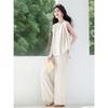 Women's Relaxed Fit Sleeveless Wide-Leg Pants Set
