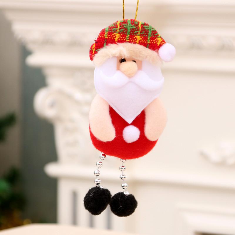 Christmas Fabric Ornaments Set - Plush Dolls, Tree Hangers & Gift Decor