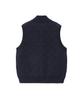 Iolo Quilted Knitting Vest_Navy