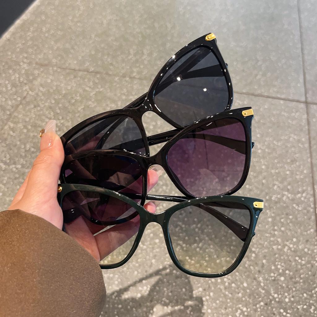 3Pcs Women's Cat Eye Fashion Glasses Set Easiest for Match Street Photography Set Glasses Multi-Color Combination Matching