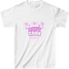 T-shirt Filles 'Don't Care' Graffiti - T-shirt Graphique Tendance Style Street Art pour Enfants - Design Cool et Audacieux Cadeau pour Filles