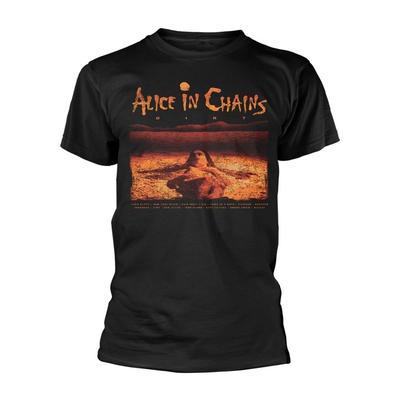 T-shirt nera 'Dirt Tracklist' degli Alice In Chains - NUOVA
