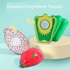 69/82/104 Pcs Play Food Set for Kids Kitchen, Pretend Food Toy for Toddlers Plastics Cutting Fake Food/ Fruit/ Vegetable Accessories