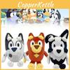 Adorable Blue And Orange Plush Dog Dolls Soft Crystal Velvet Toy For Kids