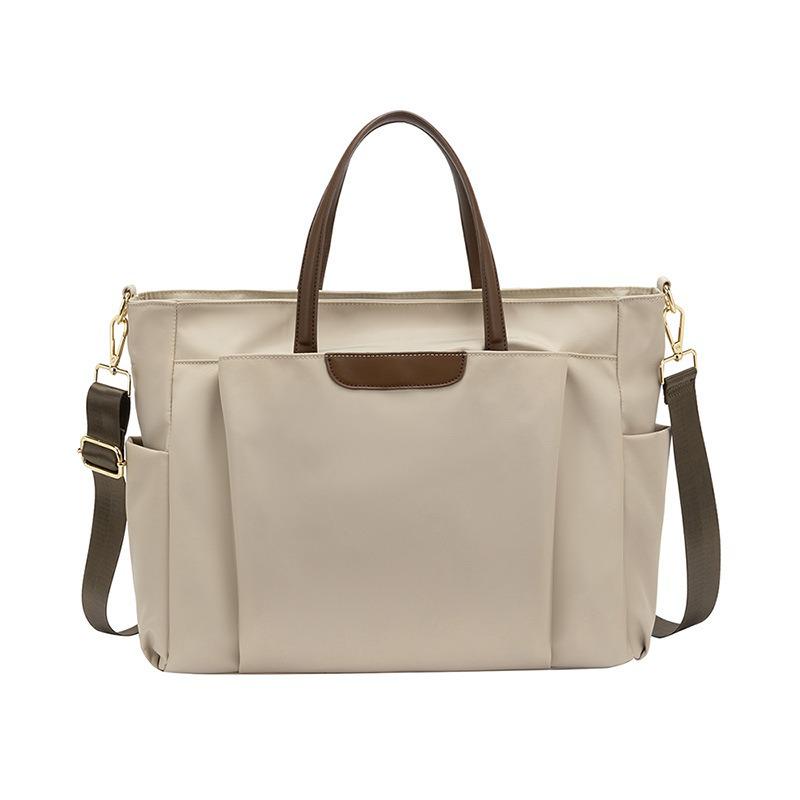 16-Inch Women's Laptop Handbag: Large Capacity, Thickened Briefcase for Business Travel and Commuting.