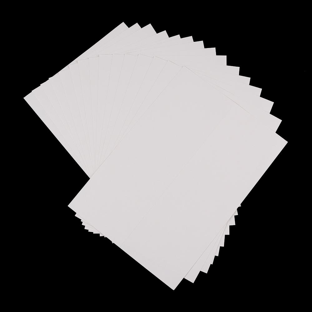 Etiqueta Adhesiva para Paquete Autoadhesiva de 5 Hojas Etiqueta A4 Pegatinas Blancas Papel para Impresora de Inyección de Tinta Láser Papelería Suministros de Oficina Escolares