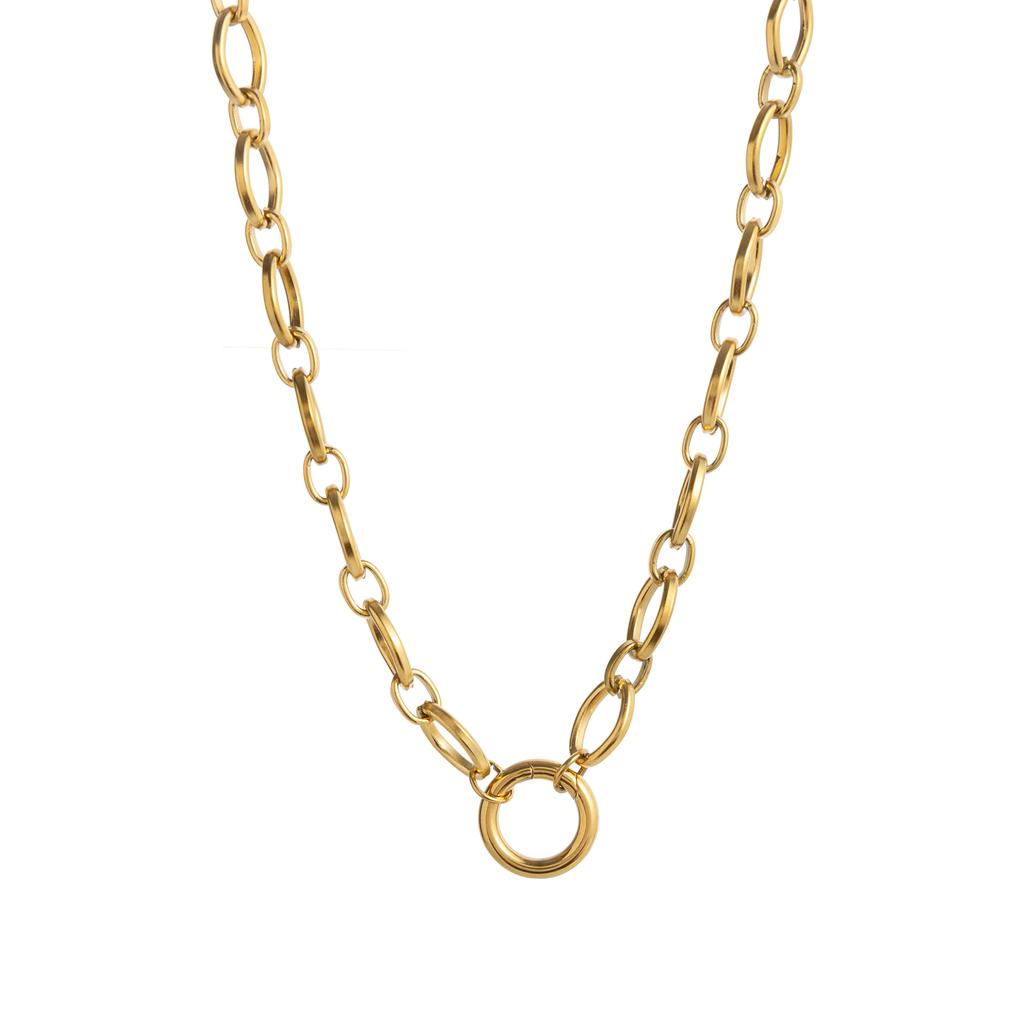 DIY Women's Basic Necklace Paper Clip Snake Bone Chain Jewelry Accessory for Creative Crafting Necklaces for Women