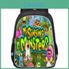 Mochila Moderna My Singing Monsters Para Alunos do Ensino Fundamental em Várias Cores