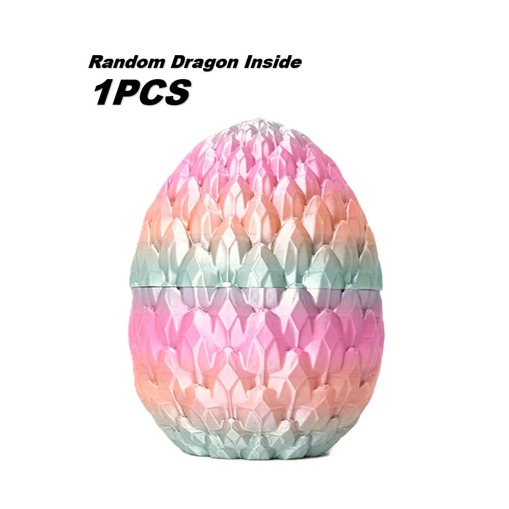 

1 шт. Случайная коллекционная статуэтка яйца дракона со случайным драконом внутри, украшение на приборную панель автомобиля, идеально подходит для декора рабочего стола, автомобиля и офиса