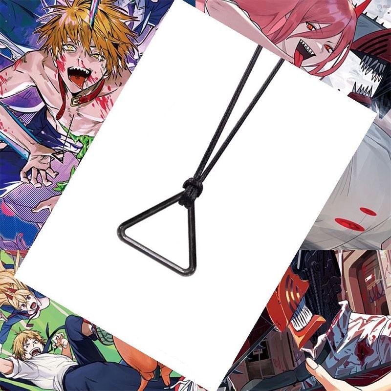 Stilvolle Anime Chainsaw Man Halskette mit Verwandlungs-Requisite Schmuck für Fans Sammlung