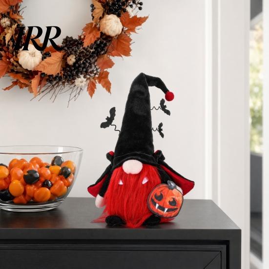 Durable Halloween Decor Gnome Decor, Faceless Vampire Bat Doll Figurine for Shelf Table, Spooky Party Decorations For Cute Ornament Home, Trick