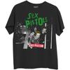 Men's Sex Pistols Cover Photo T-shirt  Black