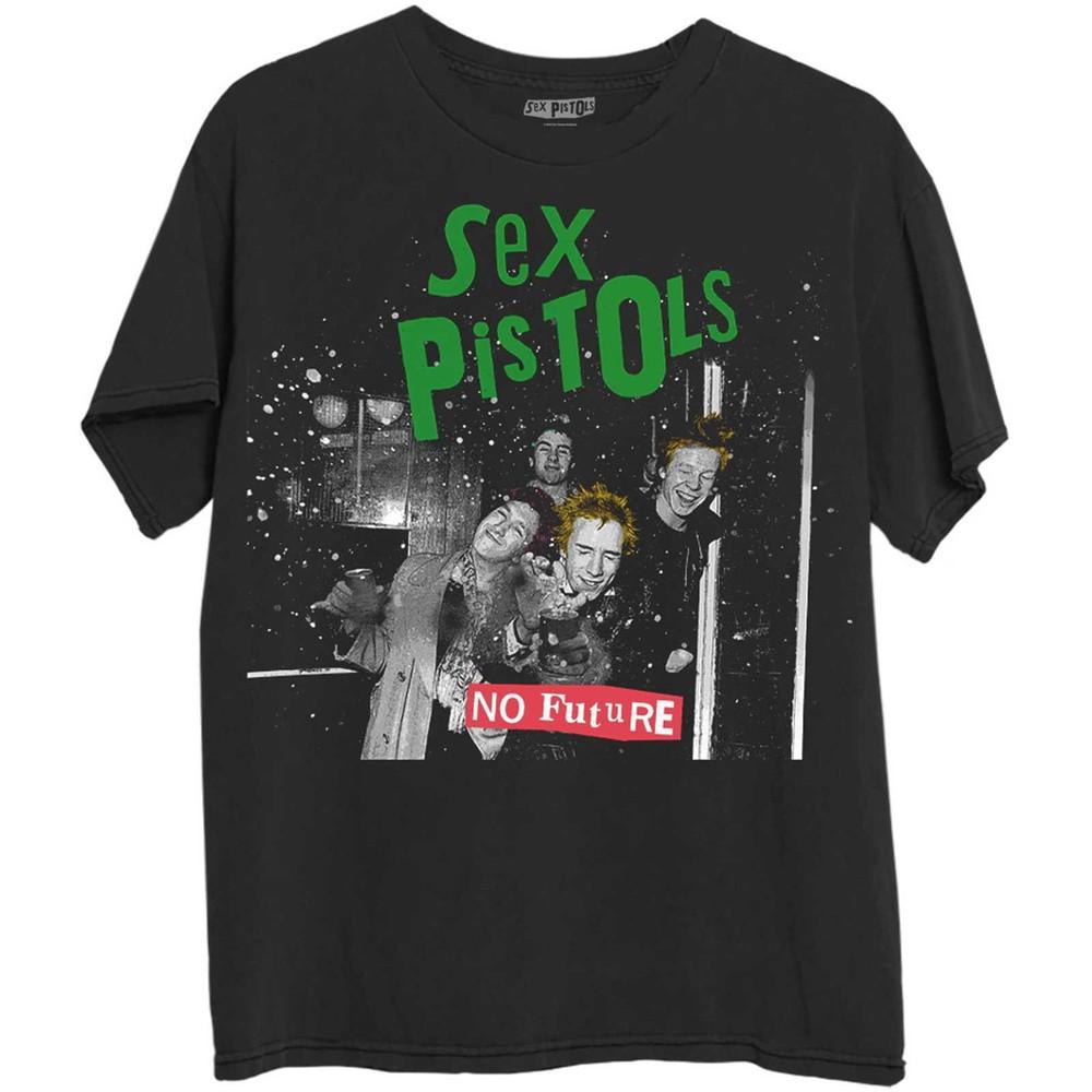 Men's Sex Pistols Cover Photo T-shirt  Black