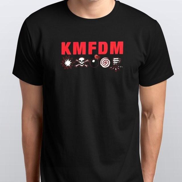 KMFDM Unisex T-SHIRT S M L XL XXL 3 4 XL colours Black 2XL