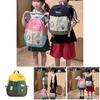 Kids Kids Backpack With Simple Solid Color Design And Nylon Material For Early Learning Activities