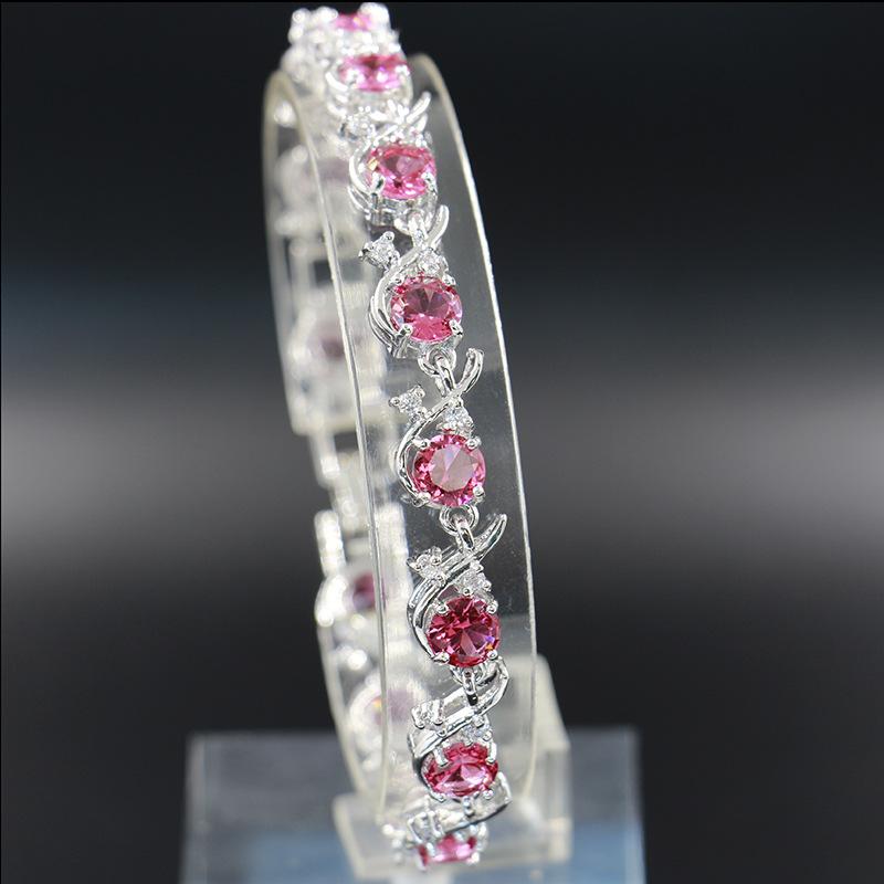 Šviežių slyvų žiedų cirkonio apyrankė moterims Kūrybinga cirkonio universali apyrankė Daugiaspalvė