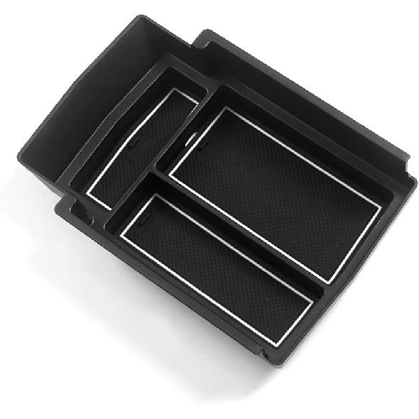 Fit for Toyota Bz4x 2022 2023, Car Centre Console Storage Box, ABS Centre Console Armrest Organiser Tray, Car Accessories