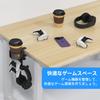 Aceyoon Desk Headphone Stand with Multifunctional Headphone Handle and Water Sturdy Table Edge Desk Headset Small Item Headphone Black 3-in-1 Cup,
