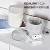 Desk Waste Bin with Lids Desktop Office Organizer Storage Home Garbage Basket Container Table Trash Bin Small Trash Can