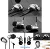 Silver Bullet Earphones Metal Deep Bass Wired Inear Headphones For Music Lovers