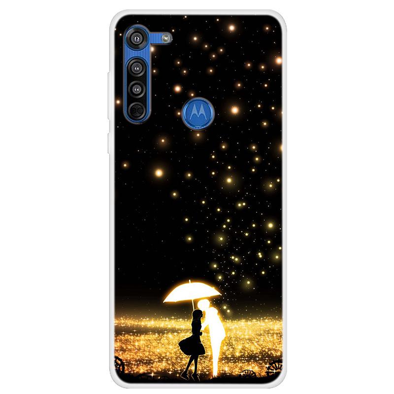 Moto G8 Power Kılıfı Yumuşak Silikon Arka Kılıf Motorola Moto G8 Plus Telefon Kılıfı İçin Moto G8 Power Lite G 8 G8+ Sevimli Kapaklar