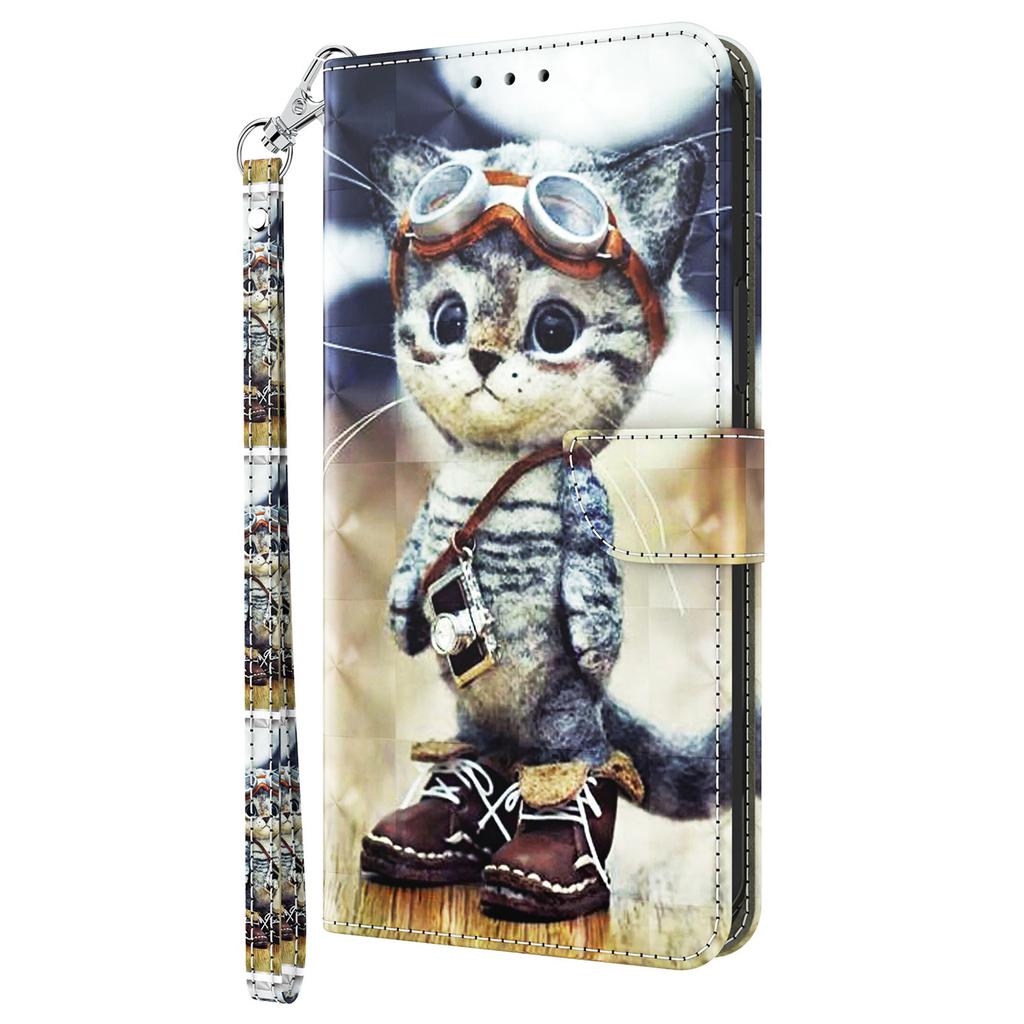 For Google Pixel 9/Pixel 9 Pro Case Pattern Printing Phone Leather Cover with Wallet Card Slots