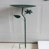 Bird Bath Bowl Easy to Install Drinking Sturdy Feeding Station Decoration Iron Birdfeeder for Garden Balcony Outdoor Porch Fence