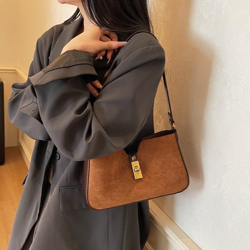 High Quality PU Leather Handbag Purse Women'S Bag Solid Color Shoulder Crossbody Bags Lady Messenger Small Tote For Women Girls Clutch Purse