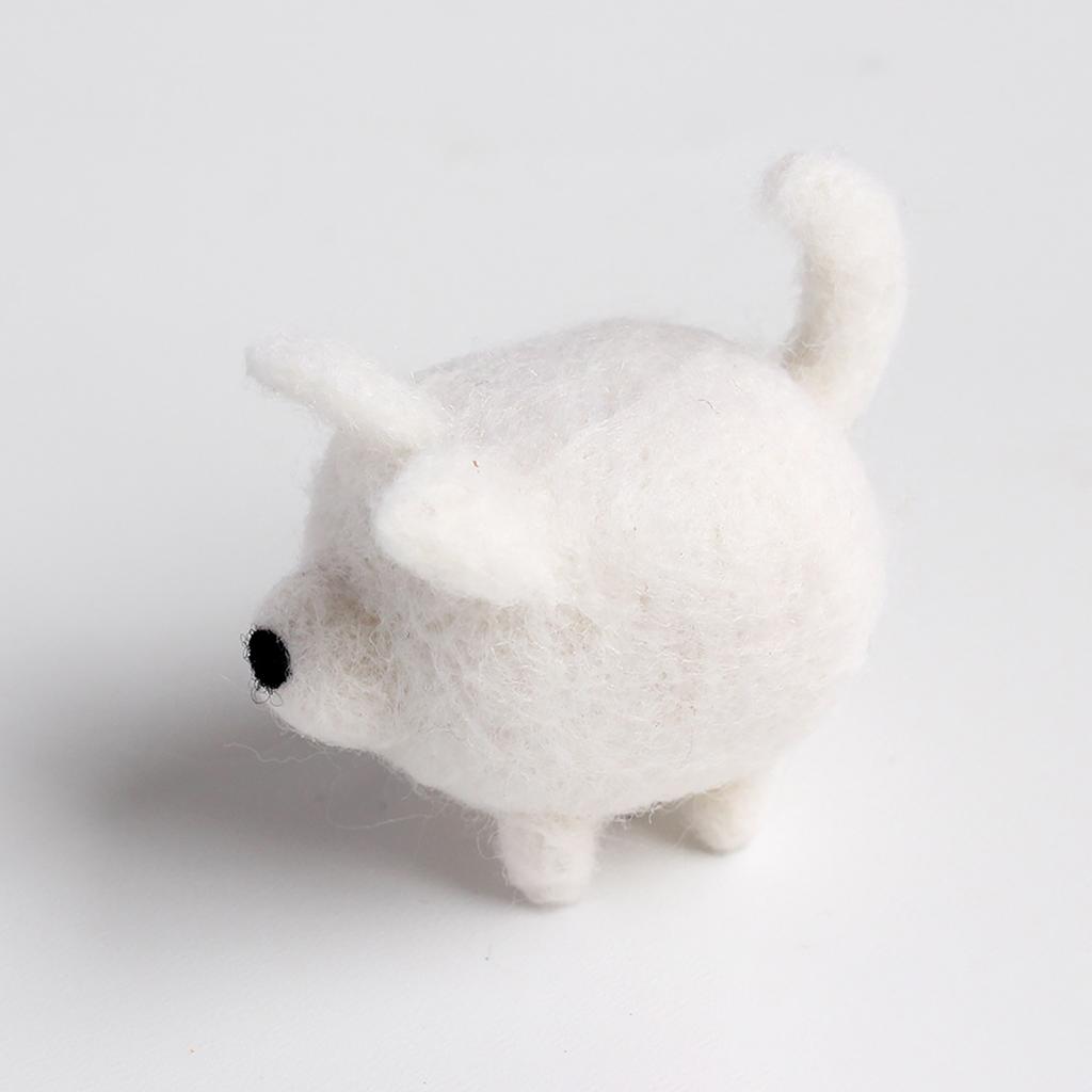 Wool Neddle Felting Poke Wool Handmade DIY Cat Dog Animal Material Bag For Beginner Diy Wool Needle Felting Craft Accessories