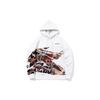 Li Ning Sweatshirts Unisex White Hooded Moderate Regular AWDQ676-1