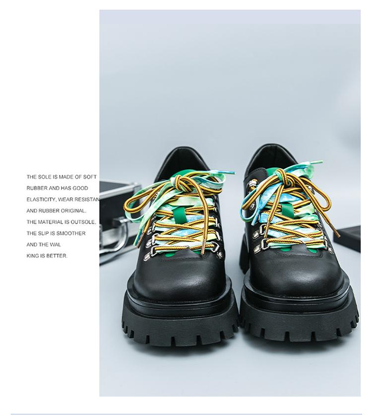 

2026 Autumn New Cross border Leather Shoes for Men s Casual One Step Stepping British Business Formal Large Size Set Leather Sho 38 чёрный