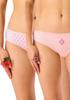 Cotton Women's Panties (2pack) Pink Low-rise LPR 711 Key