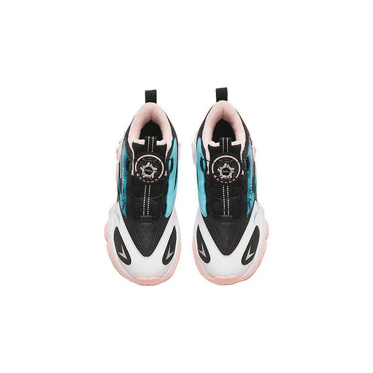 Anta Kids Summit 2.0 Non-Slip Wear-Resistant Warm Casual Shoes Kids Casual Shoes Black White Blue 322246973-7