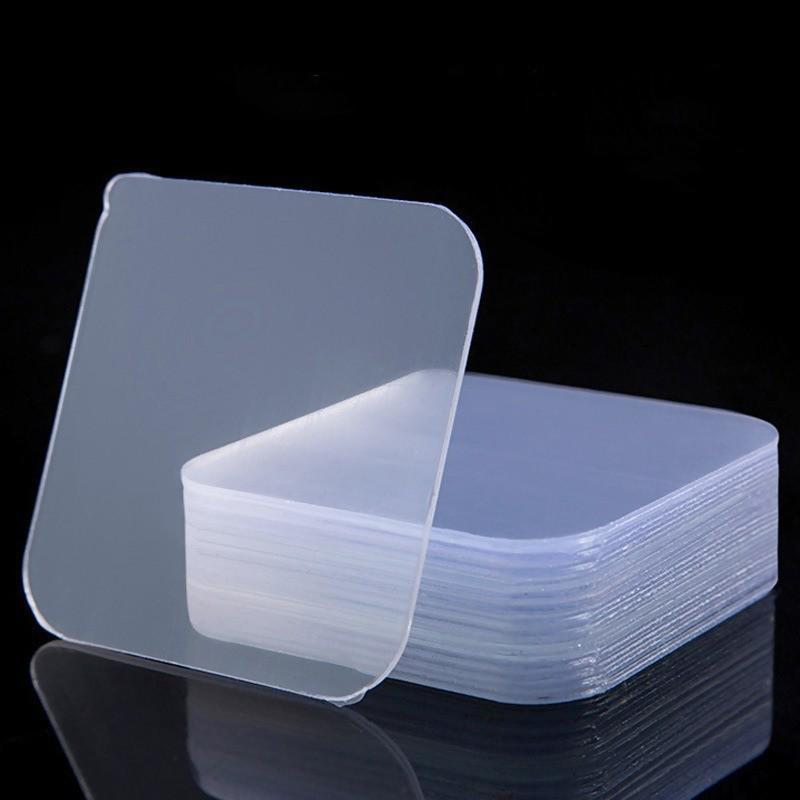 

Не оставляющая следов прочная клейкая двухсторонняя нано-лента для противоскольжения дивана, ковра и напольного коврика 8x8 cm Large Patch