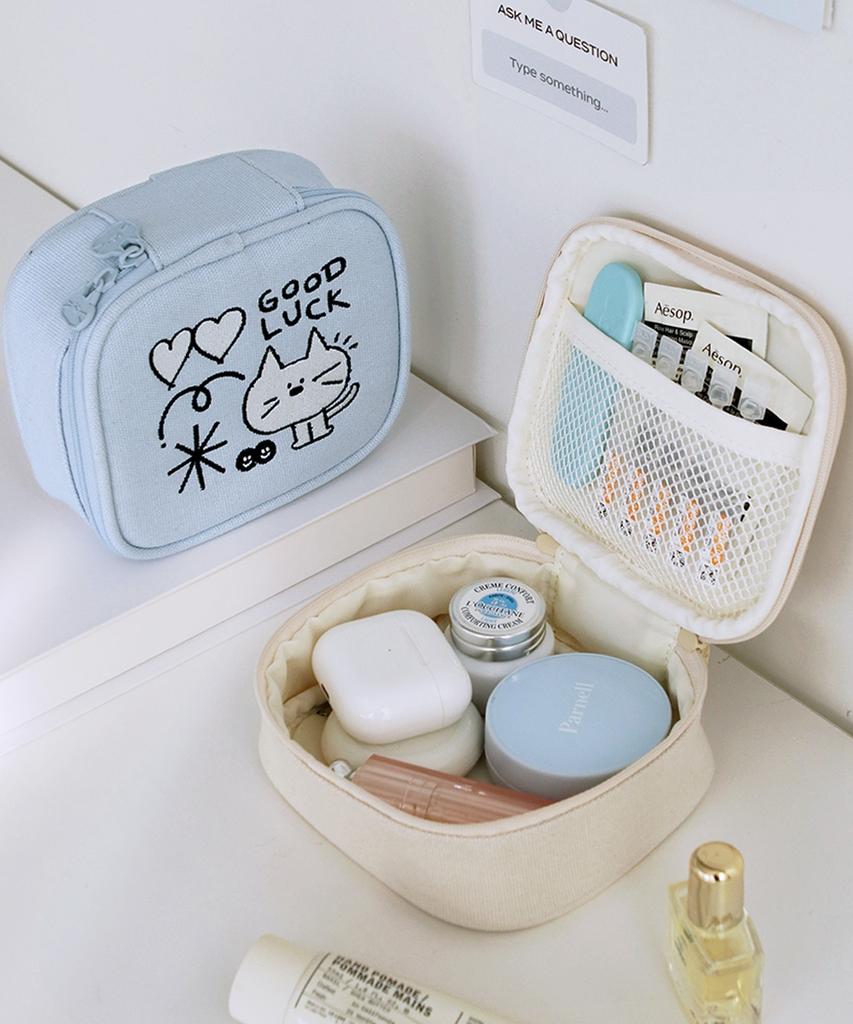 Iconic Doodle Mini Cosmetic Pouch 01 (+Keyring Pouch Gift)