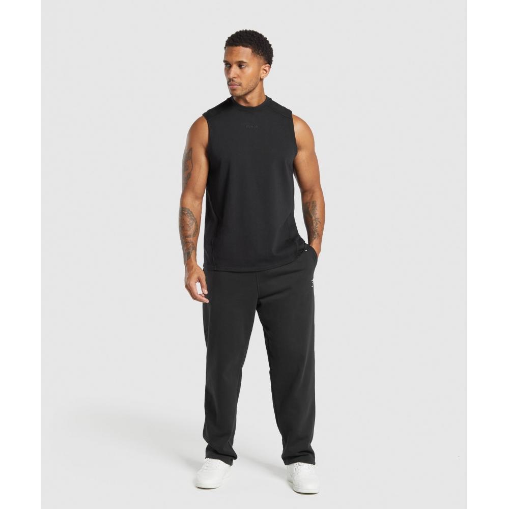 Gymshark Heavyweight Tank Black A2c1q Bb2j