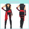 Stilvolles Damen Ninjago Kostüm mit Kapuzenshirt für Karneval und Partys